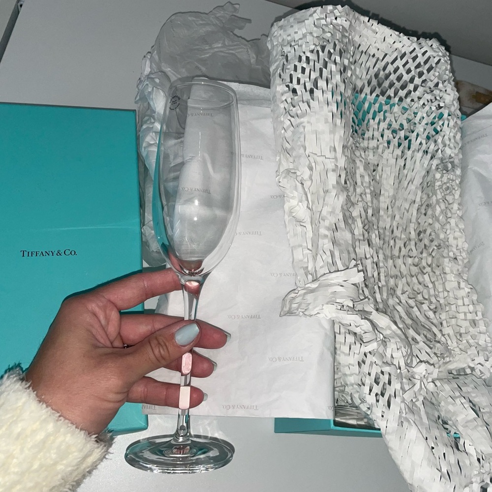 Tiffany & Co. Champagne Flute Glasses